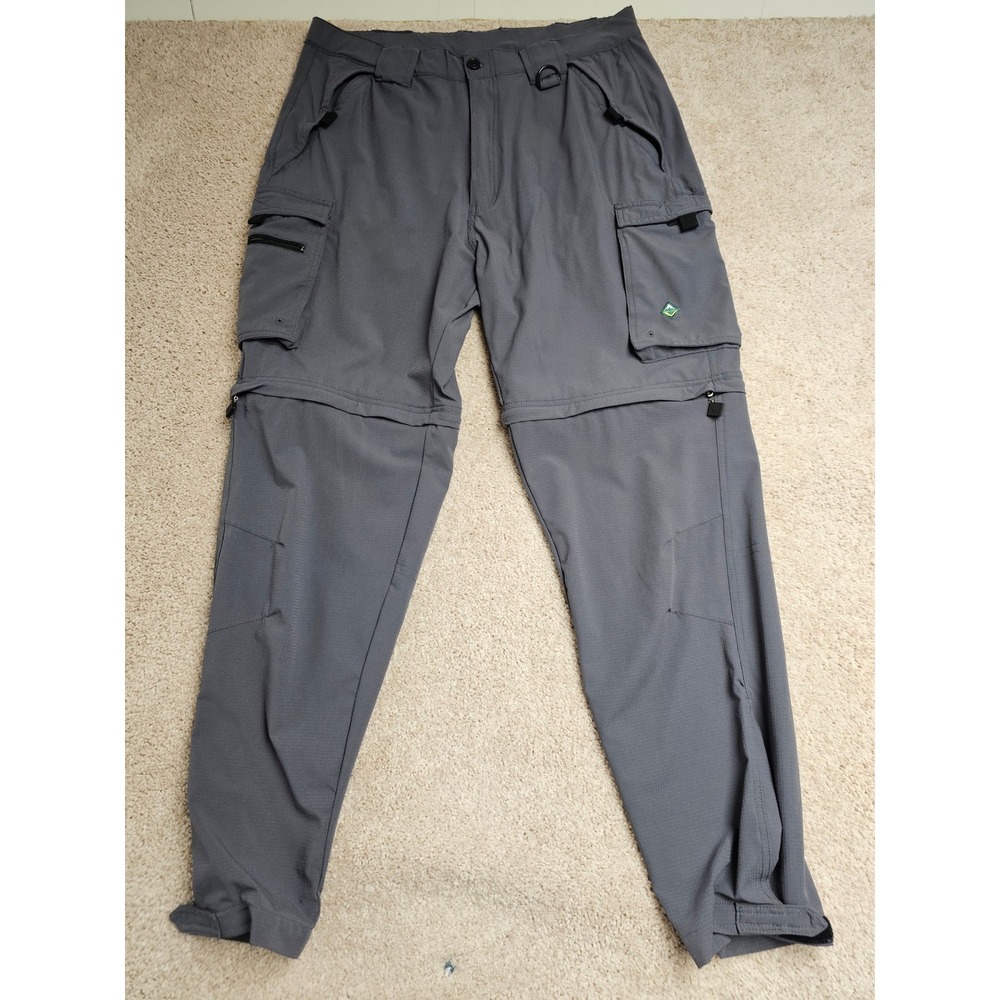 Venturing Switchback Uniform Pant Womens XL Gray Convertible Cargo Hiking Pants